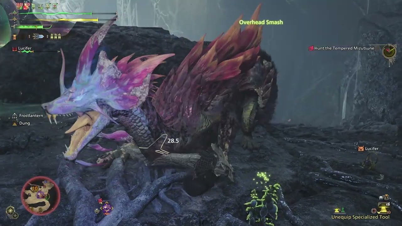 Gunlance | Hunting for Parts | 9*5 Tempered Uth Duna | MH: Wilds [Part 323]