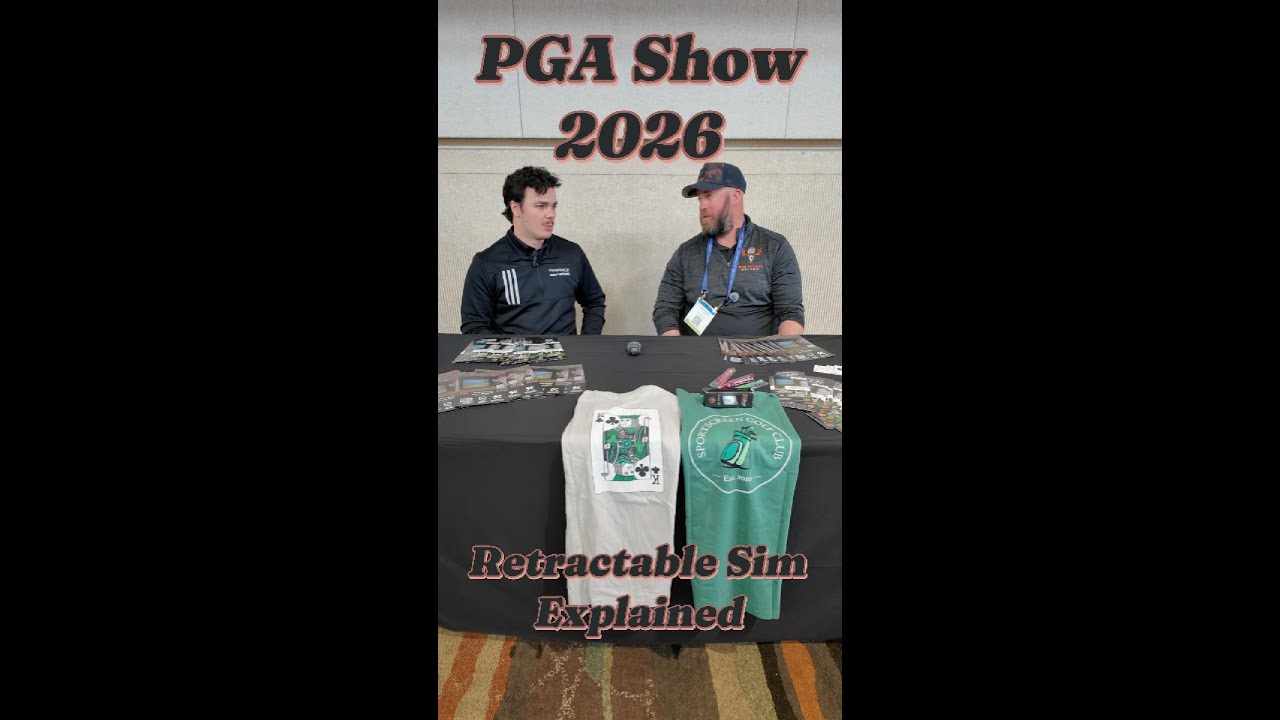 Retractable Golf Simulator Bays Explained | SportScreen Vanish Series (PGA Show 2026)