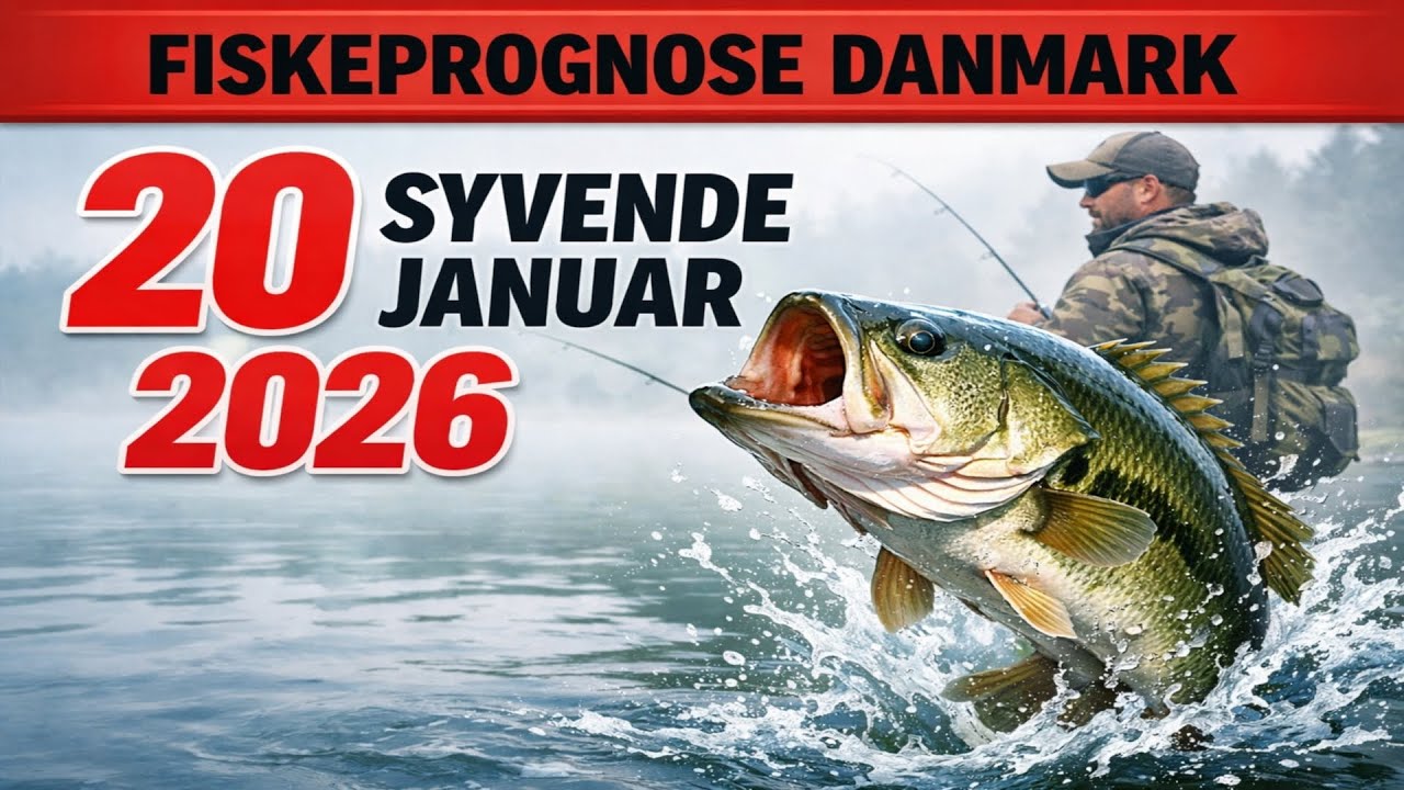 PROGNOSE KLEV i Danmark den 27. januar 2026: Slipp alt og dra på fisketur!