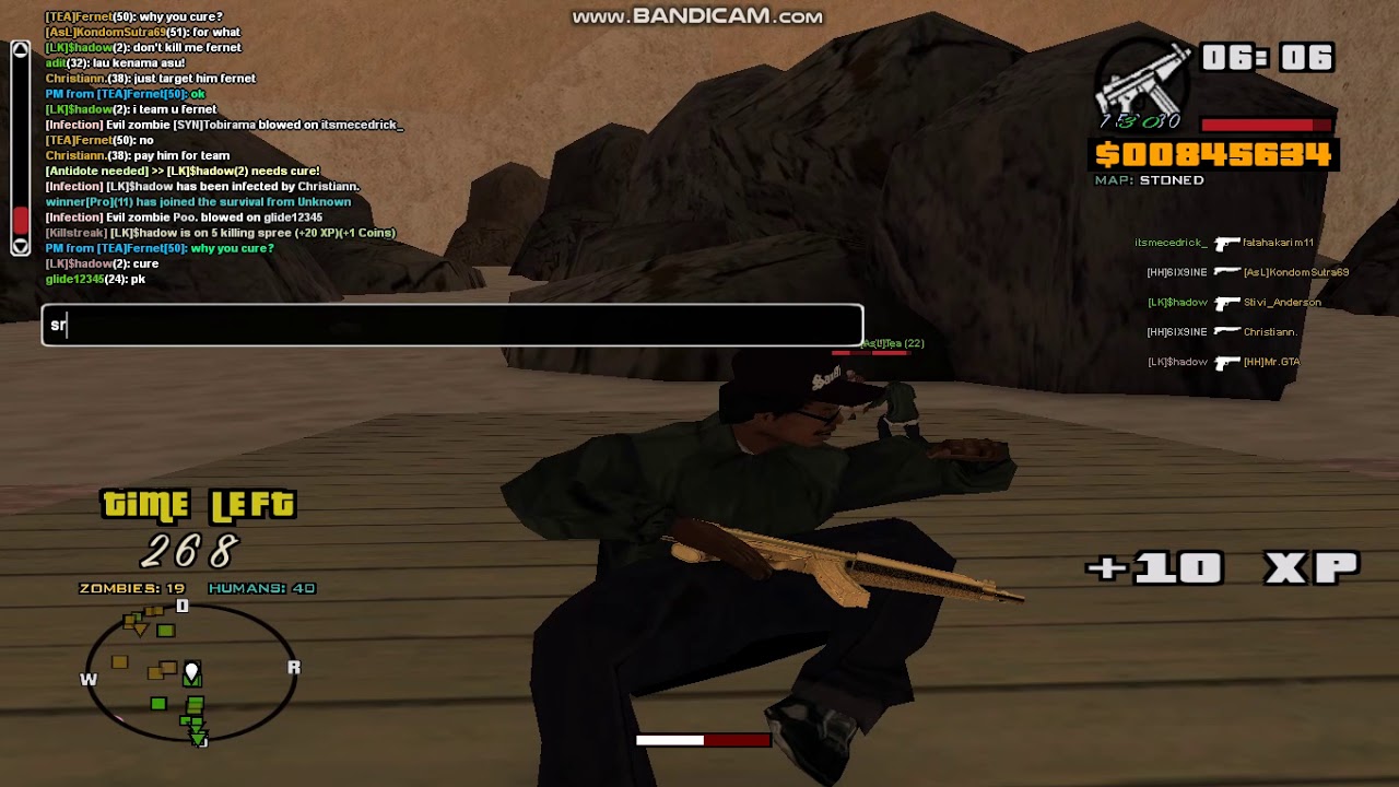 GTA SAMP: BTTDM Zombie Survival (0.3.7) (Spas-12 + Damage) | Fail