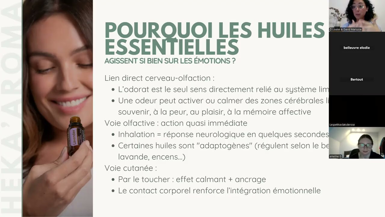 Les émotions et les huiles essentielles