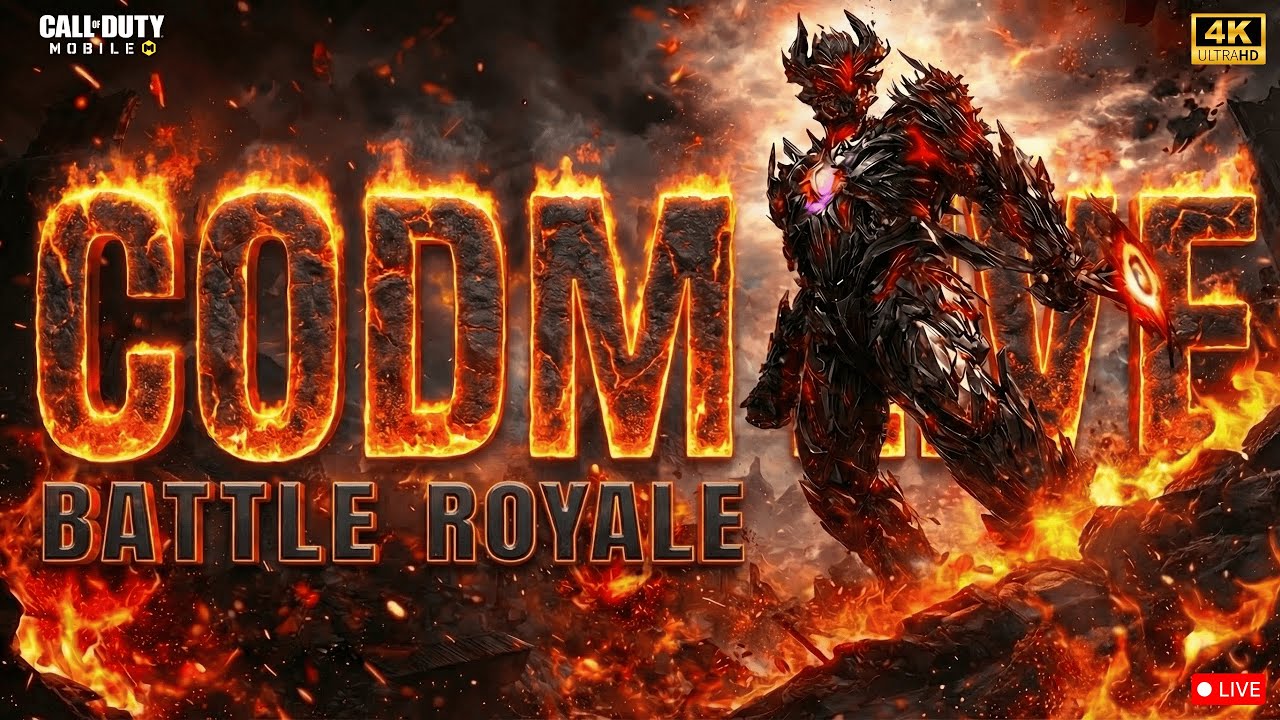 FINALLY BACK AFTER 5 DAYS | CALL OF DUTY MOBILE Battle Royale Live | 4K ULTRAHD
