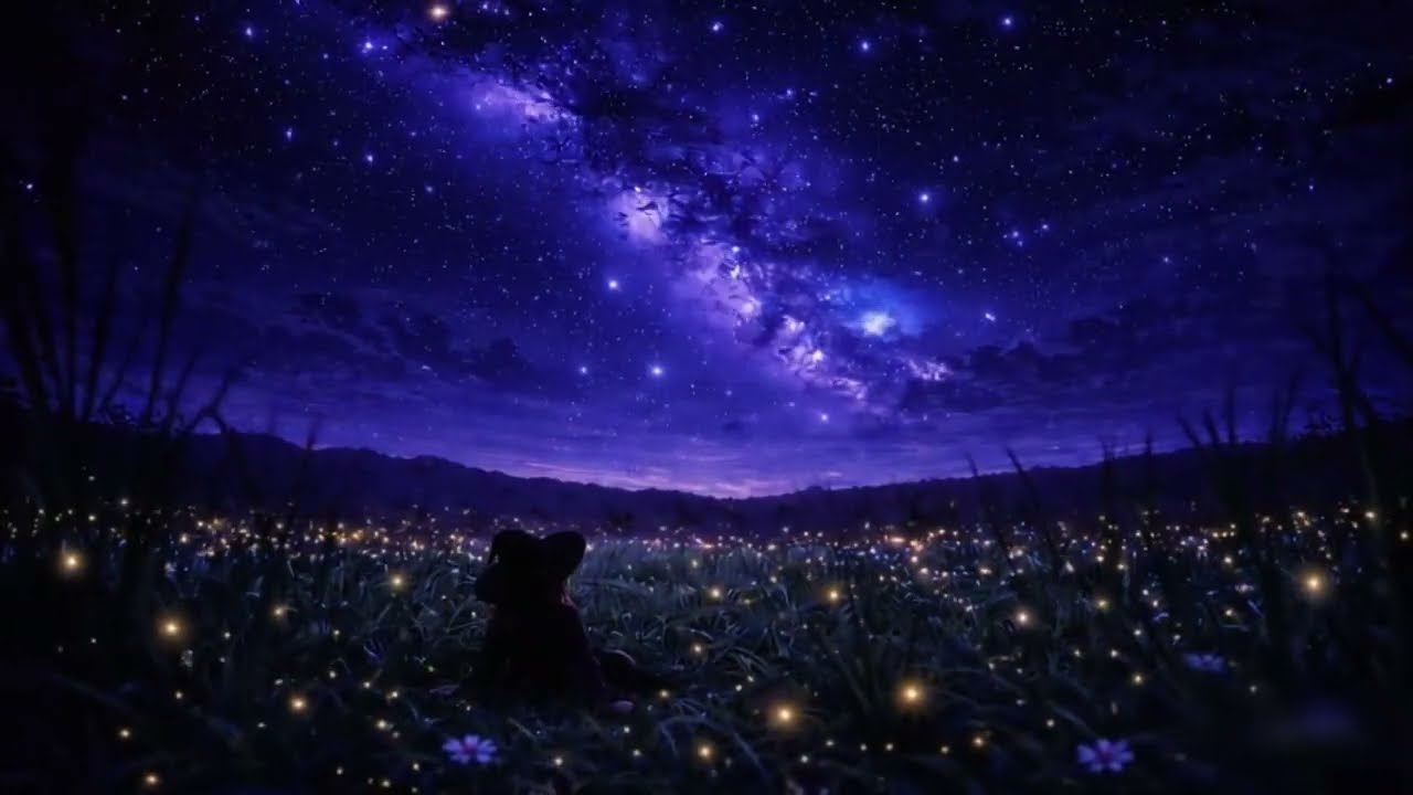 Witch by the Glowing Lake ✨ Enchanted Forest Night Ambience