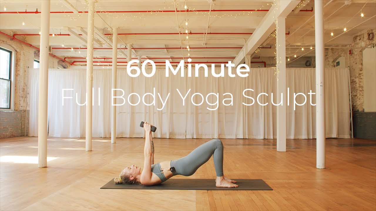 60 Minute Total Body Yoga Sculpt with Kaylie Daniels // Power Sculpt Barre Cardio HIIT Pilates //