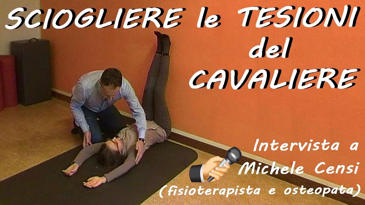Come sciogliere le tensioni muscolari del cavaliere (un esercizio contro il mal di schiena)