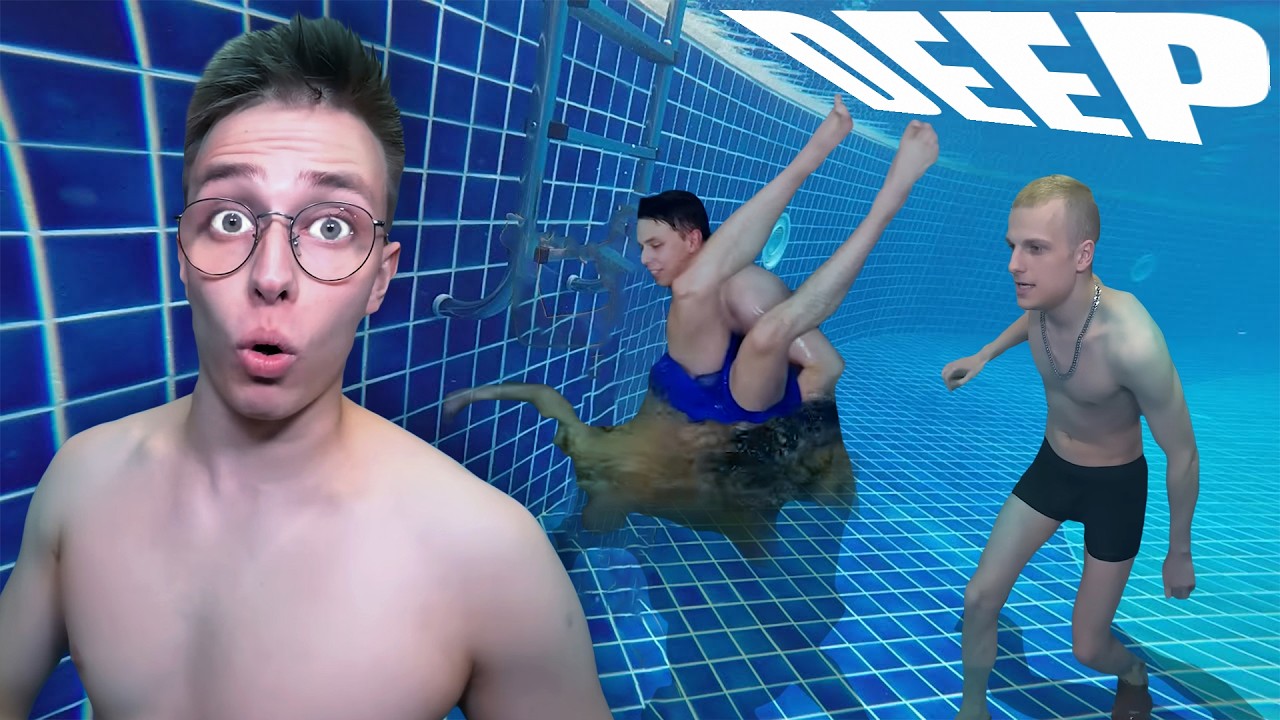 ВЫБЕРИСЬ ИЗ БАССЕЙНА, который ЗАЛИВАЕТСЯ ВОДОЙ!!!