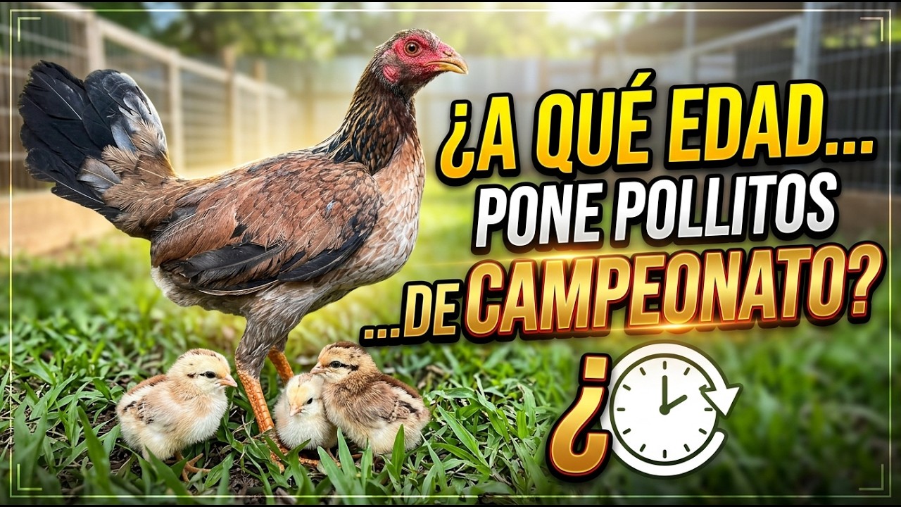La Verdad Impactante: ¿Qué Edad de Gallina Garantiza Pollitos Campeones?