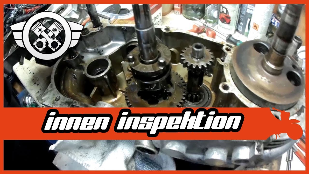 Simson Motor M52 | Spalten | Schauen wir uns mal das Getriebe an