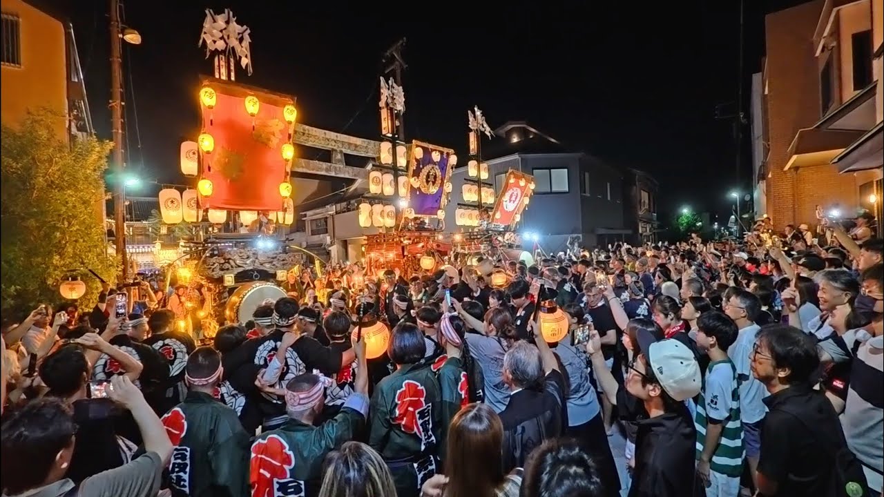 桑名石取祭　叩き出し　2025年8月2日