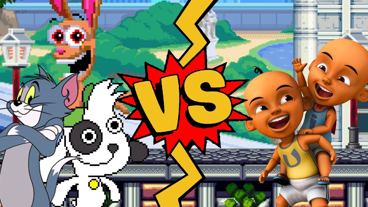 M.U.G.E.N Battles | Doki/Tom/Ren Höek vs Upin & Ipin