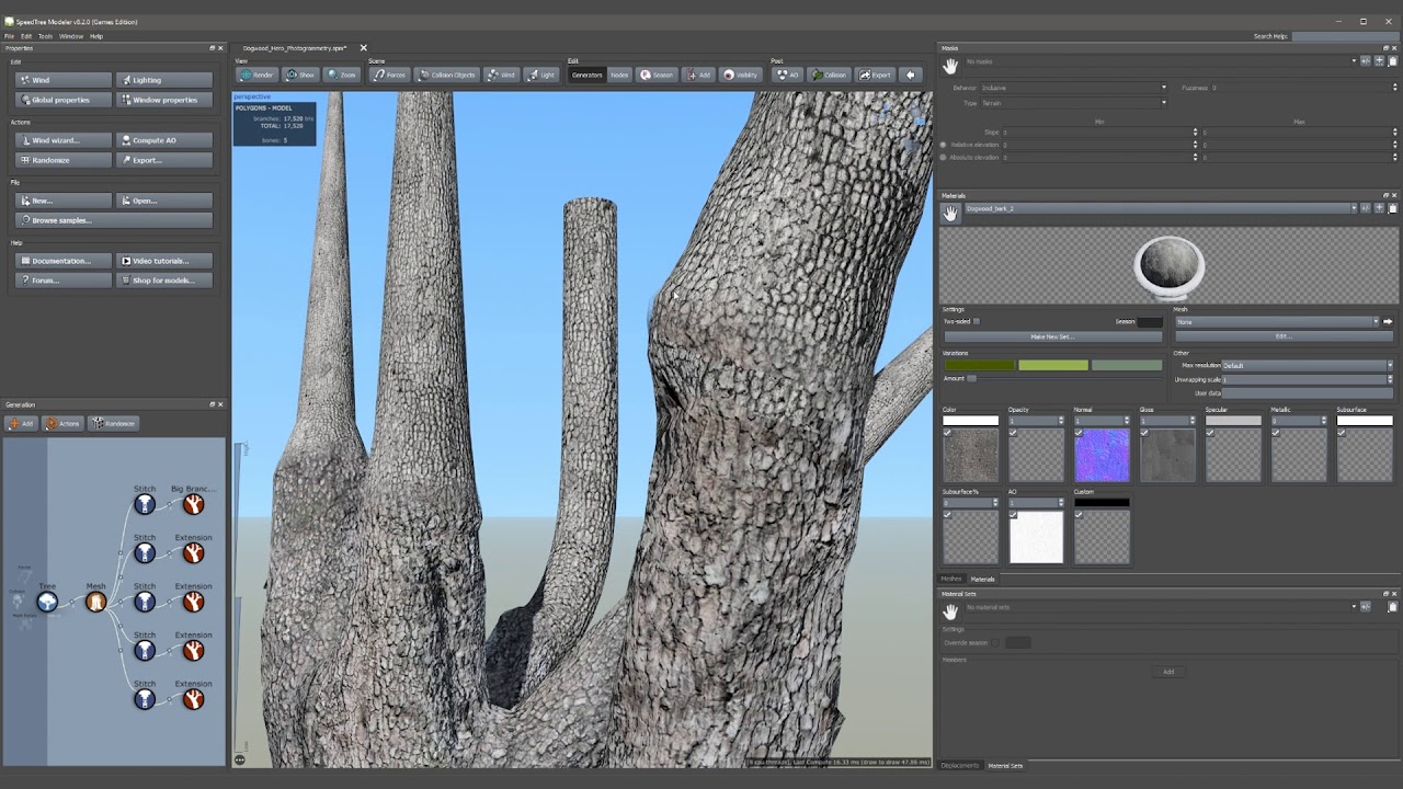 SpeedTree and Photogrammetry