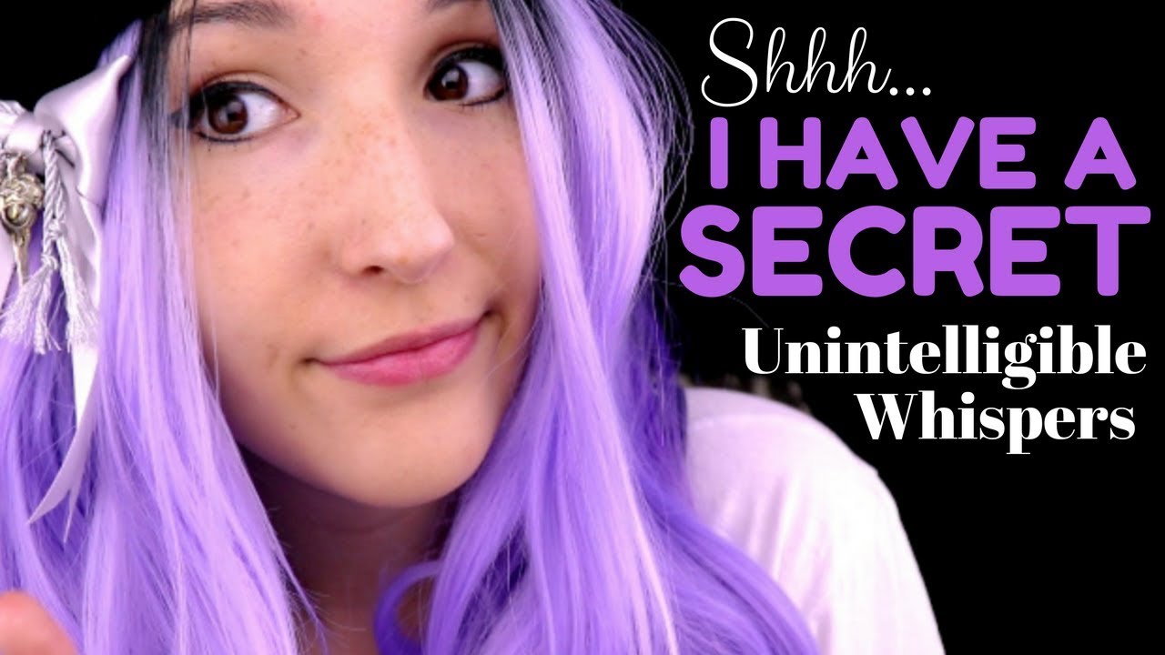 ASMR - TELLING YOU SECRETS ~ Breathy, Unintelligible Whispering ~