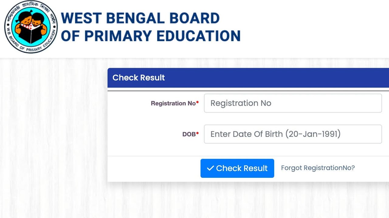 WB Primary TET Result 2024, CutOff & Merit List Direct Link at wbbpe.org