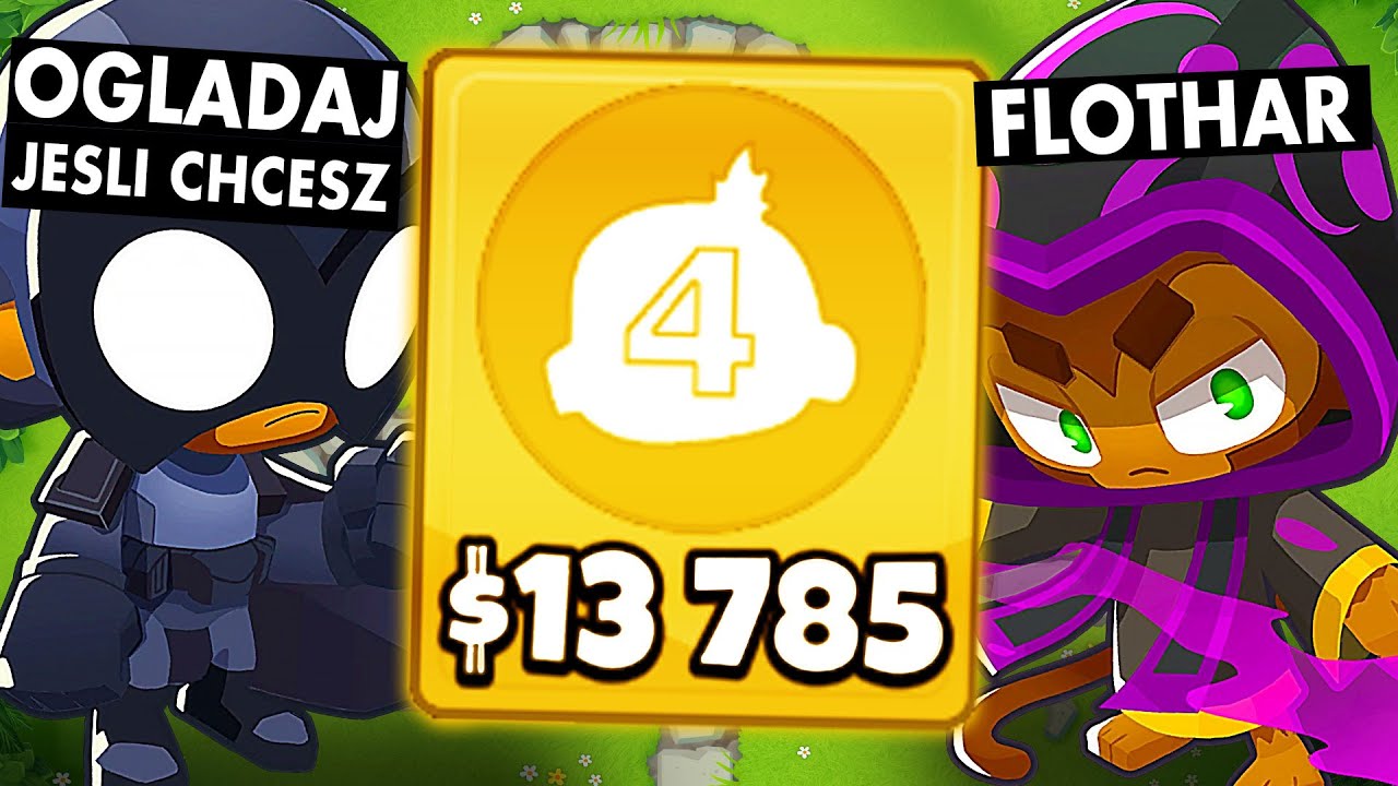 NIESAMOWITY POJEDYNEK NA LOSOWE MAŁPKI z @ogladajjchcesz  w BLOONS TD 6