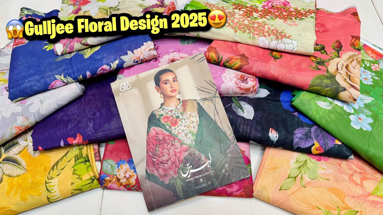 Lehrain Brenish | Gulljee Floral New Volume | Gulljee New Collection 2025 | Gull jee summer 2025