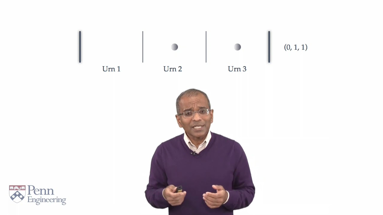 Lecture 3.2: c.  Bose&ndash;Einstein statistics &mdash; [Probability | Santosh S. Venkatesh]