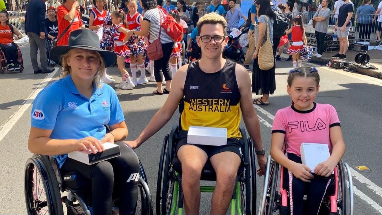 Oz Day 10k wheelchair race steals hearts in Australia Day