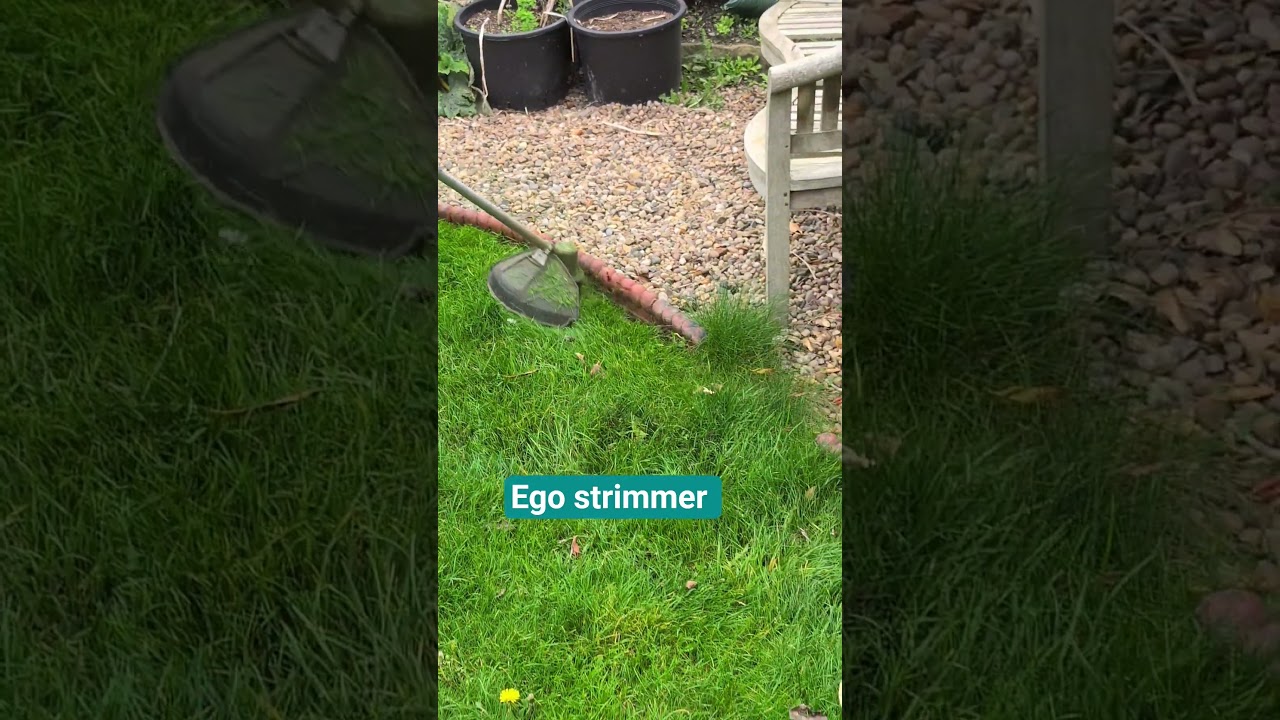 Battery powered strimmers. Do you like them or not?? #strimmer #garden #grass #lawn #strimmer