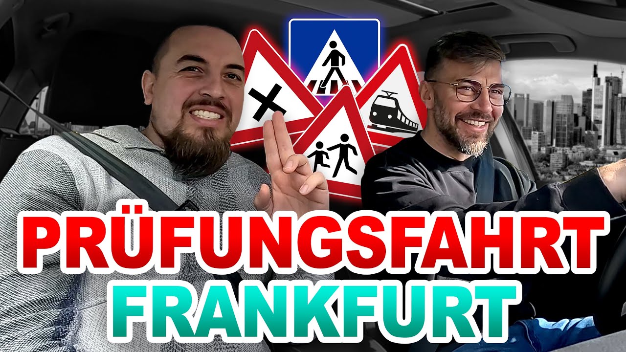 Prüfungsfahrt in Frankfurt 🏙️  Darauf achtet der Prüfer! Fahren in der Innenstadt l Fahrprüfung PKW🚗