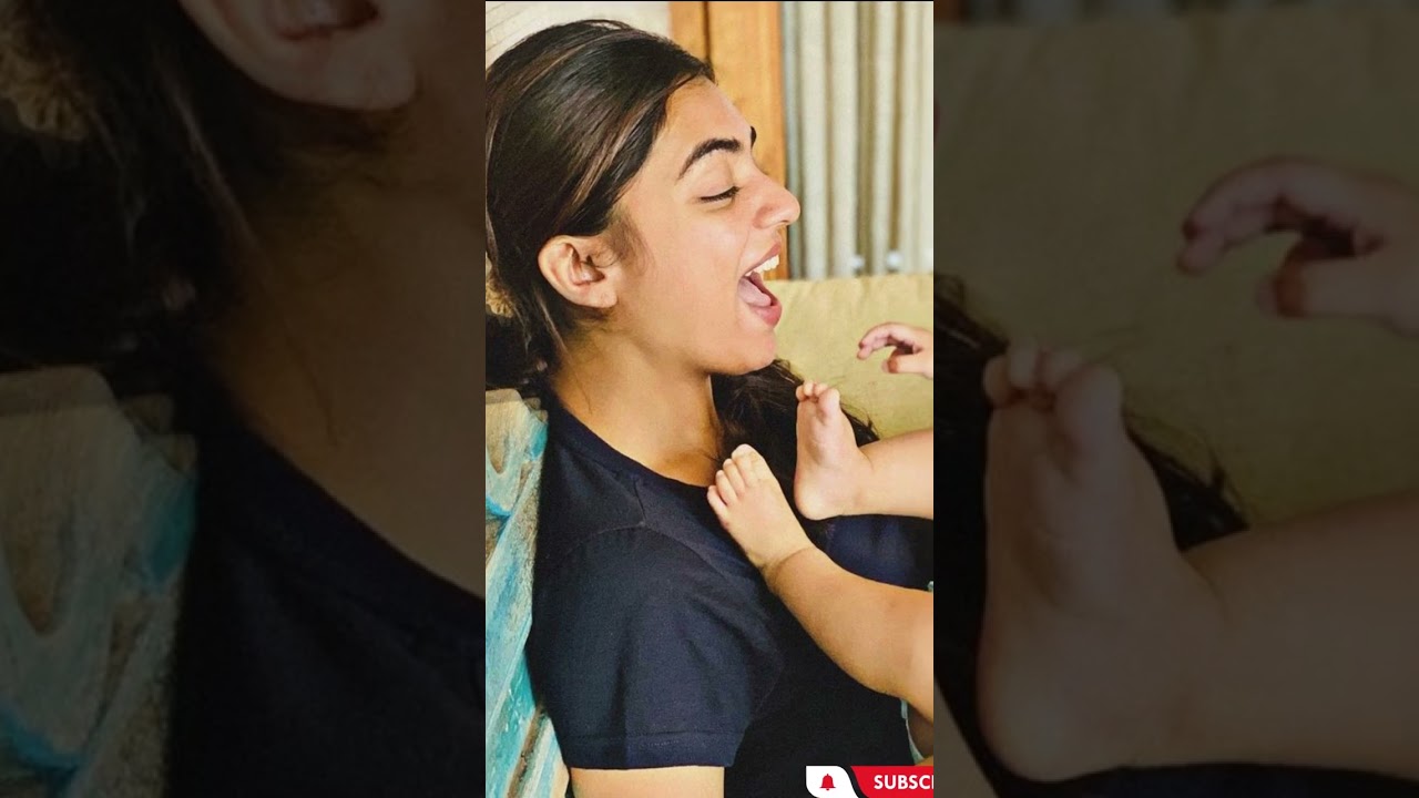 Nazriya with her cute baby | #shorts #shortsfeed #viral #nazriya #malayalam
