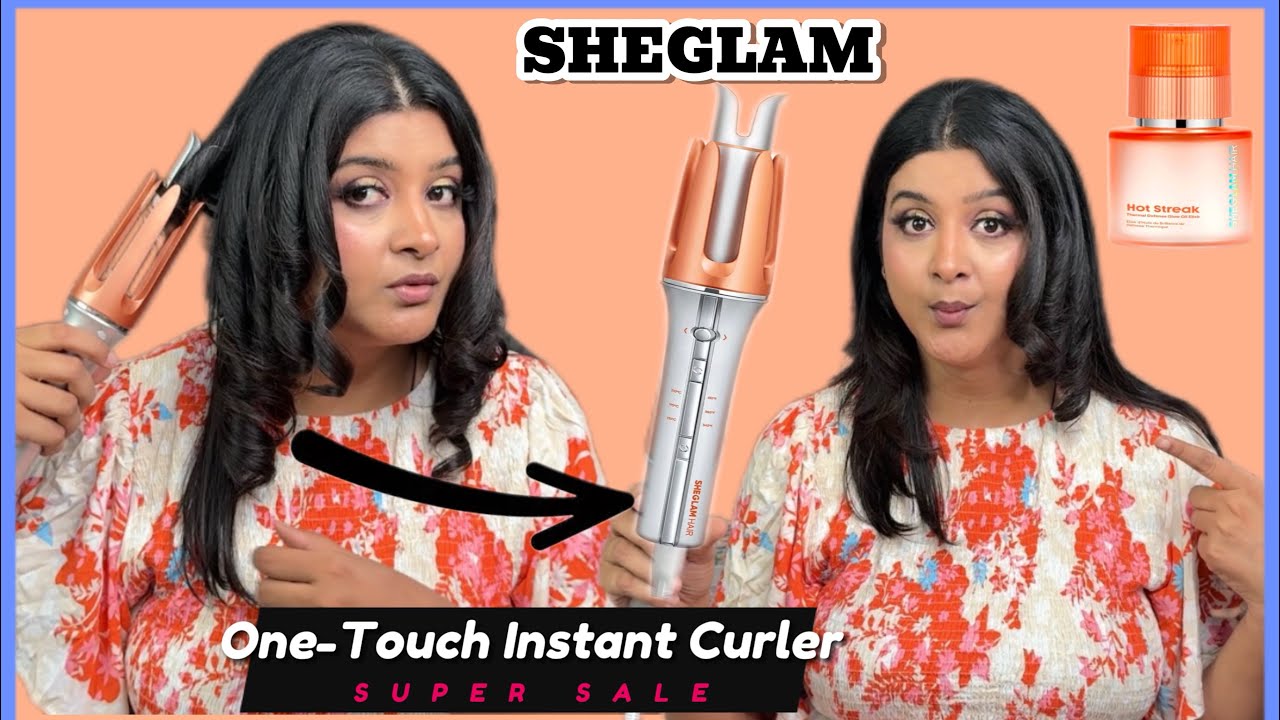 SHEGLAM ONE TOUCH INSTANT CURLER | Quick & Easy Hairstyling | Review