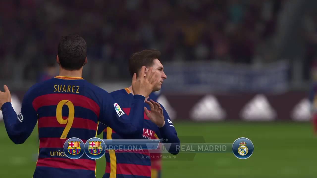 | بيس 2016 مباراة برشلونه و ريال مدريد تعليق عربي | PES 2016  Barcelona vs Real Madrid PS4 HD |