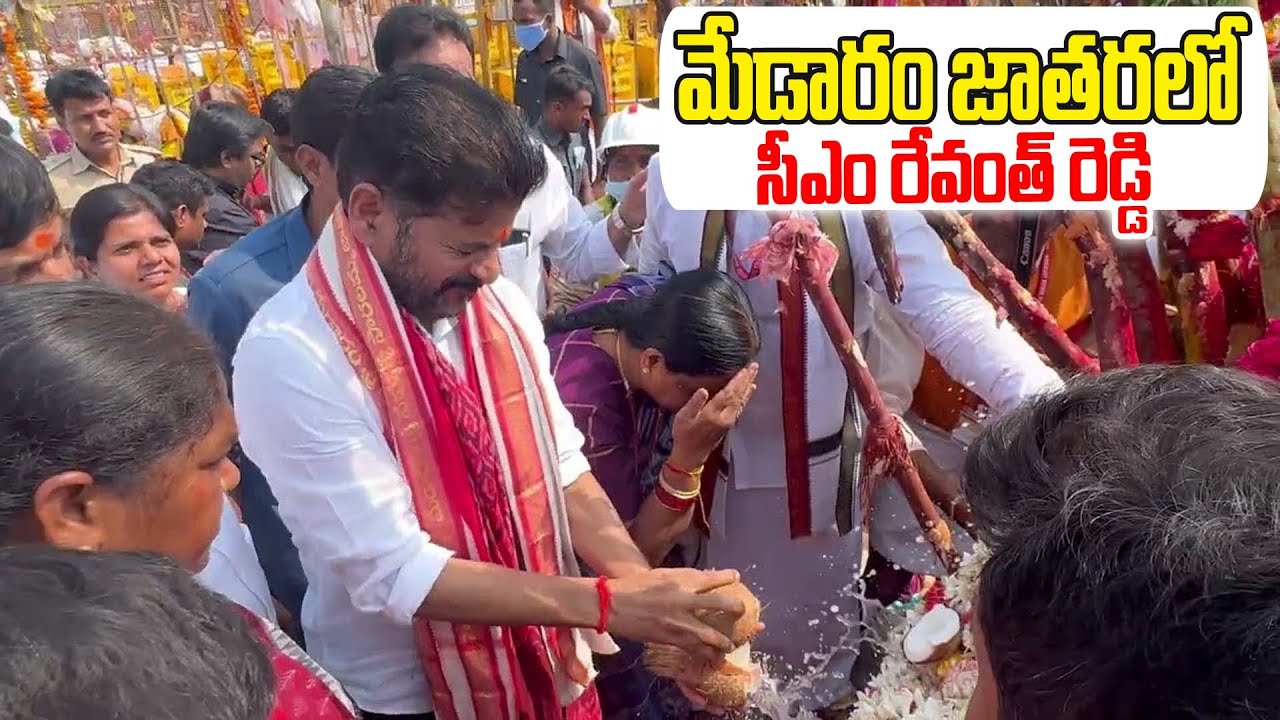 Medaram Jatara 2026 : మేడారం జాతరలో రేవంత్ రెడ్డి పూజలు | Sammakka Saralamma Jatara | JMedia Pulse