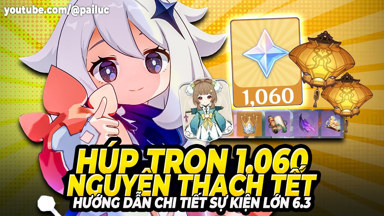 Húp Trọn 1,060 Nguyên Thạch! Nhận Ngay Trang Phục YaoYao & Nhân Vật 4 Sao Miễn Phí! Tết 2026 Genshin
