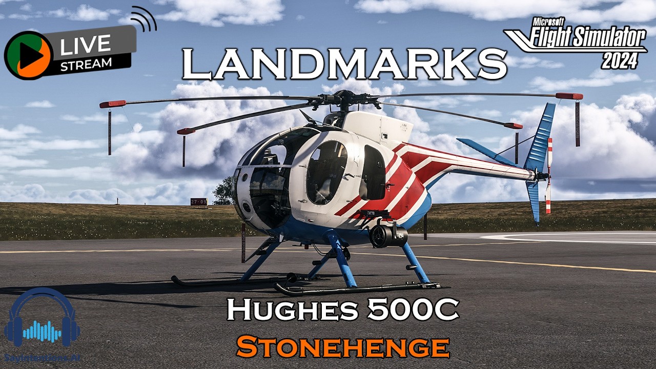 Taog’s Hangar H500 | Stonehenge | Landmarks | MSFS 2024 🚁