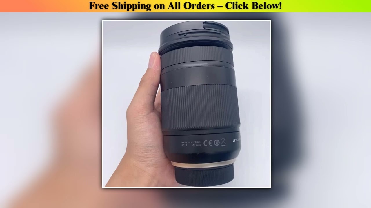 95% New Genuine For Tamron 18-400mm f/3.5-6.3 Di II VC HLD (B028) APS-C telephoto zoom Lens