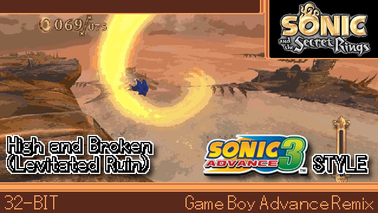 [GBA]High and Broken - SONIC and the Secret Rings(COMMISSION)【Sonic Advance 3 Style】