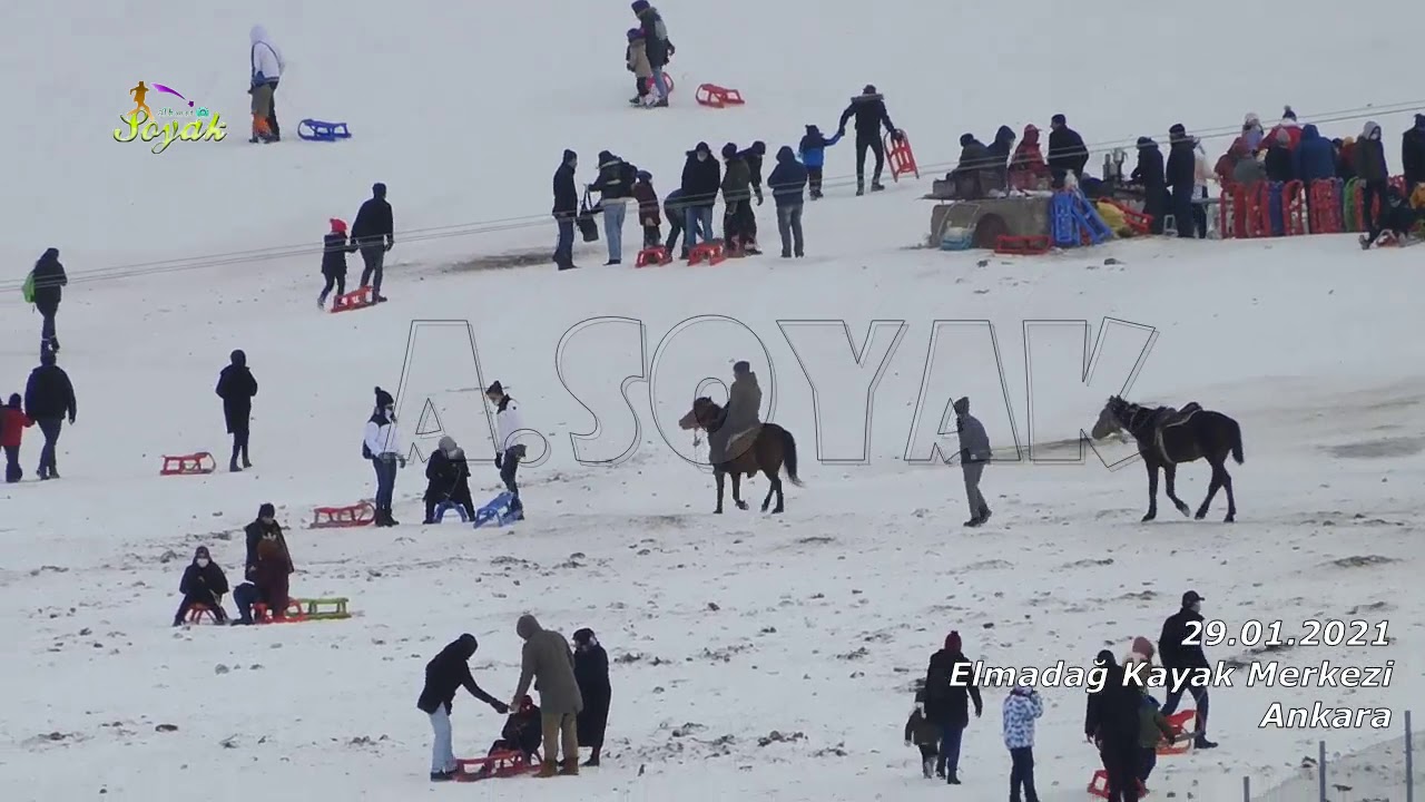 Korona Günlerinde Elmadağ Kayak Merkezi (29.01.2021)