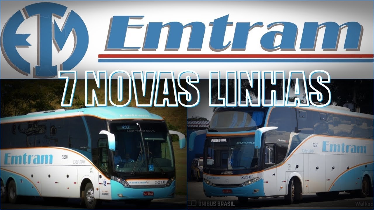 ESPECIAL EMTRAM | Todas as 16 linhas interestaduais + serviços oferecidos!!