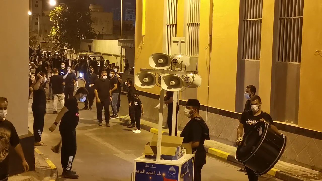 عزاء الزنجيل خارج ماتم. ممكلة البحرين السنابس