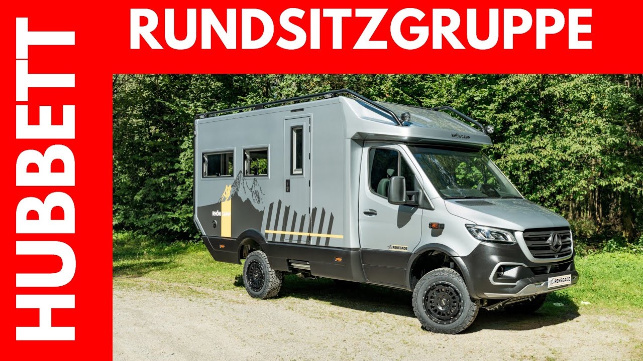6m! 🟥 RUNDSITZGRUPPE WOHNMOBILE 2025 Röhn Camp The Renegade Sprinter 4x4 Made in Germany