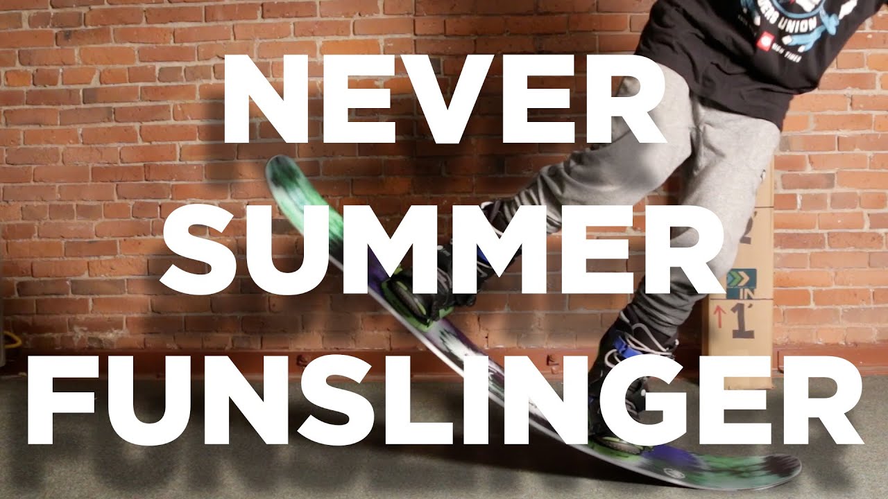 Never Summer Funslinger Snowboard Flex Test - Board Insiders - 2016 Never Summer Funslinger