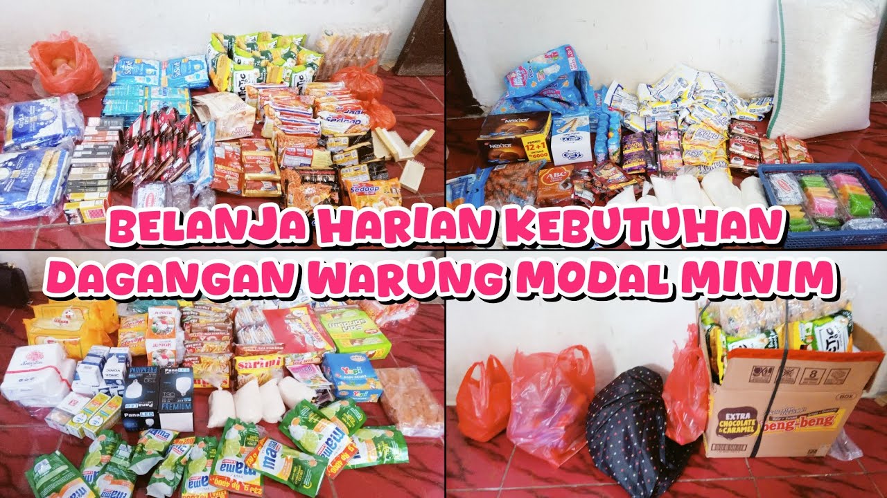 UNBOXING || REVIEW BELANJA HARIAN  WARUNG MODAL KECIL DI DESA 