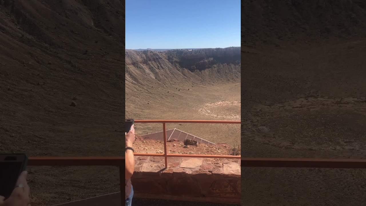 The meteor crater in New Mexico
