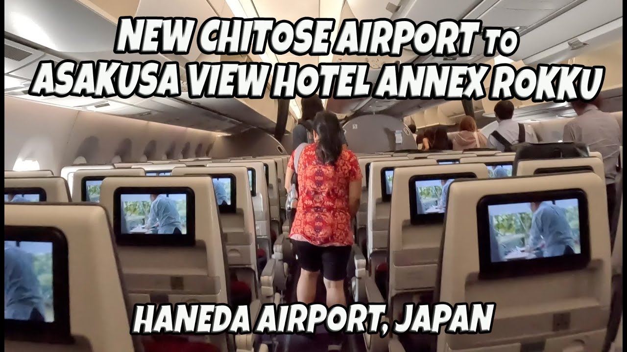 New Chitose Airport Hokkaido to Haneda Airport to Asakusa View Hotel Annex Rokku Tokyo Japan #18 Jun
