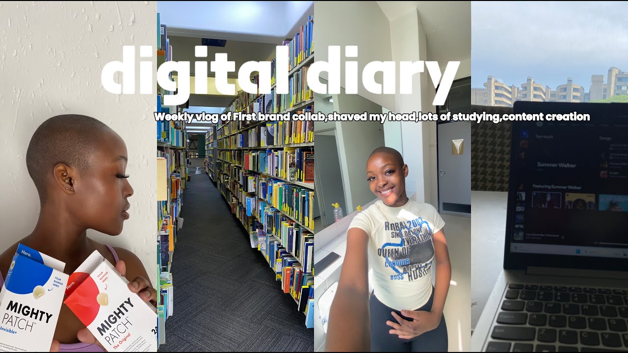 #digitaldiaries  Ep10: 1st brand collaboration ,GURWM ,shaved my head |accounting student