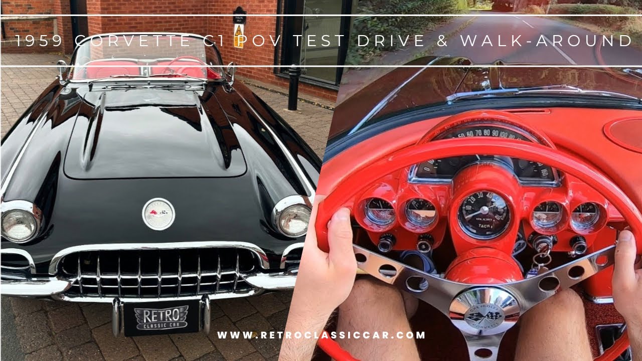 1959 Chevrolet Corvette C1 350 V8 Fully Restored - POV Driving Video & Walk-around | Award Winning