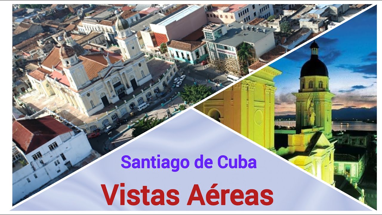 Vistas A&eacute;reas de la ciudad de Santiago de Cuba. @MisViajes-jemar 