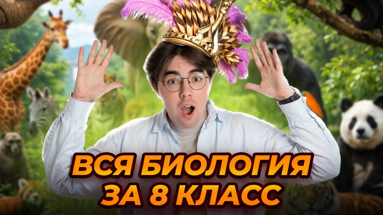 ВСЯ биология 8 класса | Зоология на максимум | Никита Павлов | Умскул