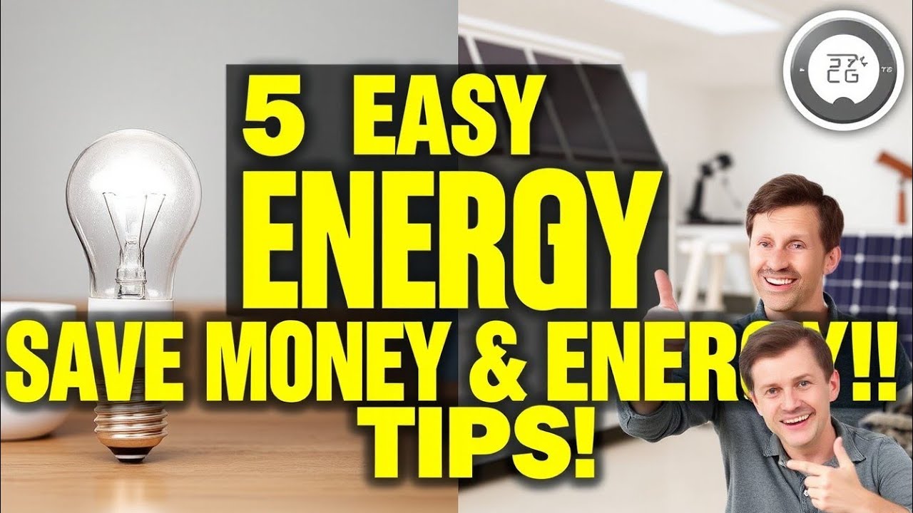 5 Easy Energy-Saving Tips for Your Home That Save You Money!