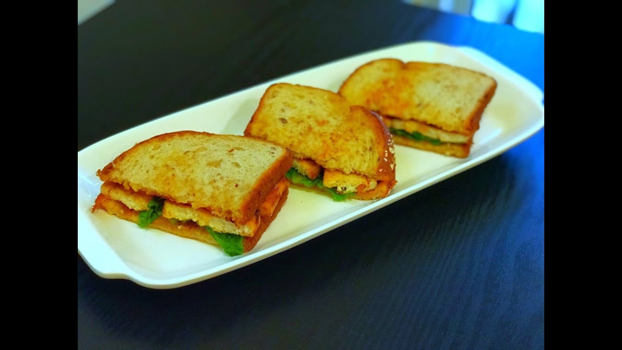 Grilled Tofu Sandwich Recipe | Healthy & Tasty Indian Breakfast Recipe | Tofu Recipes | Veg Sandwich