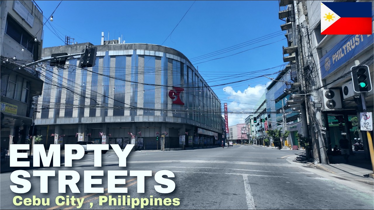 No Traffic in Cebu?! 😳A Good Friday Ride Through the Streets of Downtown Cebu City