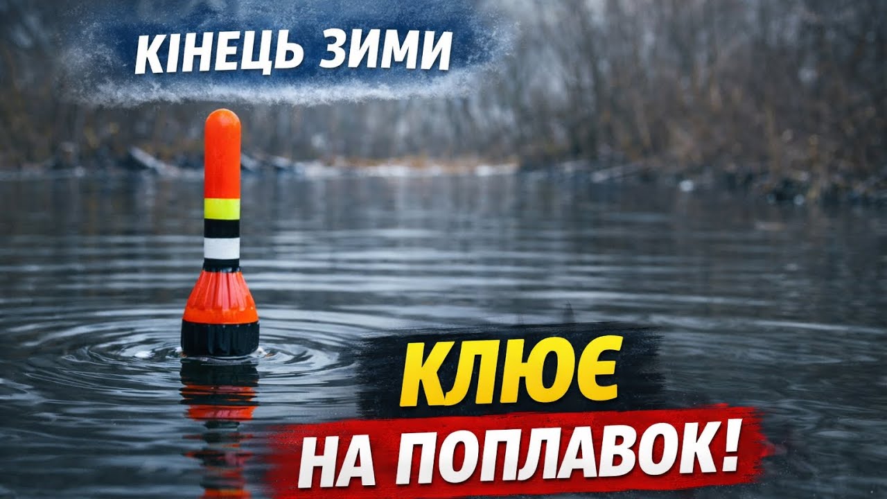 Класичний поплавок наприкінці зими💥 | Тиха риболовля в заводі‼️