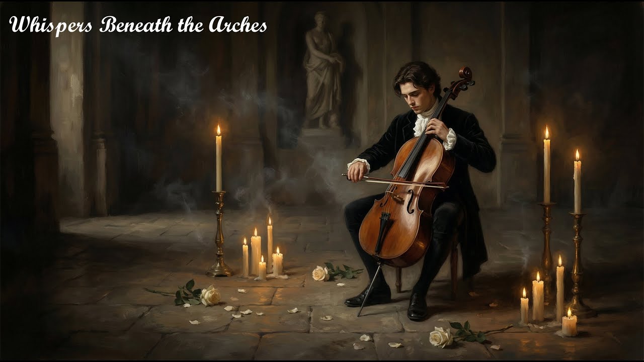 Whispers Beneath the Arches / Dark Neoclassical Cello in Candlelight