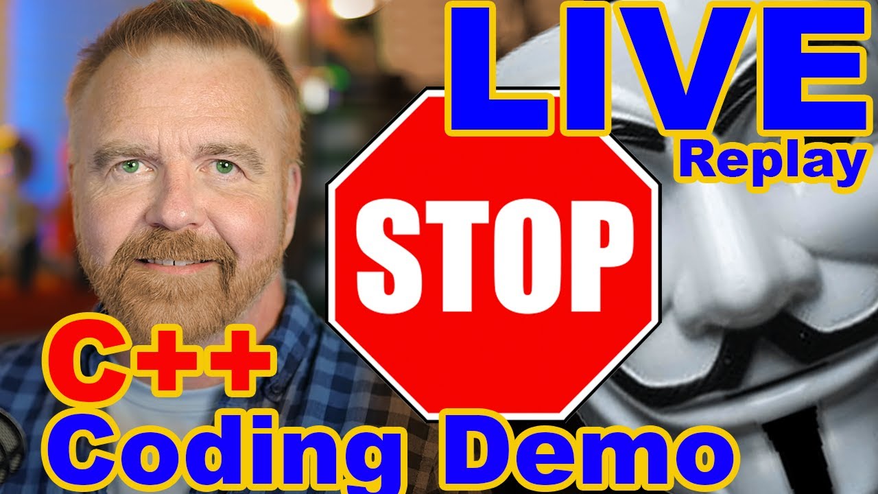 Debounce a STOP switch in C++: Live with Dave in the Source Code Editor! (Live Replay)