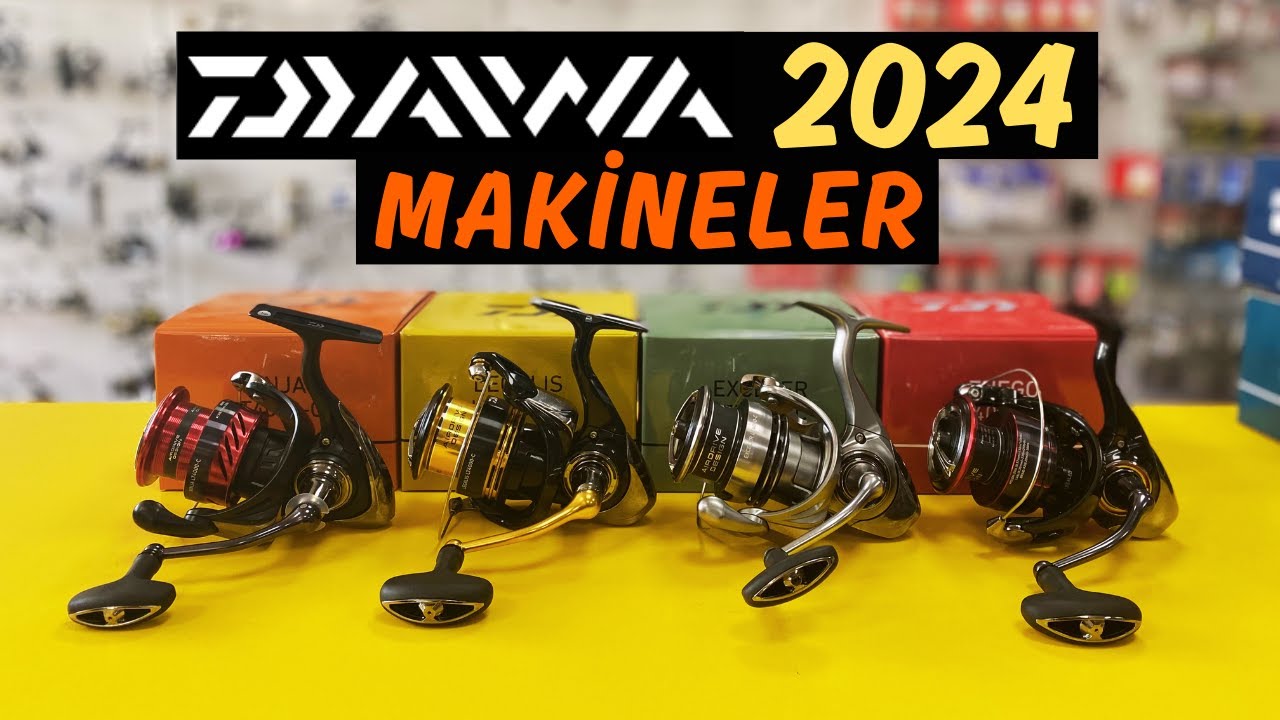 DAIWA 2024 OLTA MAKİNELERİ - At Çek Lrf Spin Makineleri - Levrek Avı Makine Kamış, Balık Olta Takımı